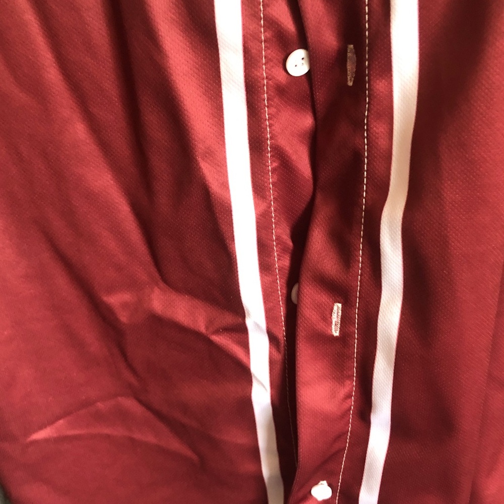 Deadpool Graphic Baseball Jersey - Red & Black - Picture 2 of 6